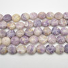 High Quality Grade A Natural Silky Fluorite Semi-precious Gemstone Disc Coin Beads - 12mm - 15" strand