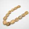 High Quality Grade A Natural Picture Jasper Semi-precious Gemstone Faceted Large Rectangle Pendant / Beads - 15" strand