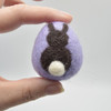 100% Wool Felt Easter Eggs -  4 Assorted Felt Eggs - 4.5cm x 4cm