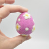 100% Wool Felt Easter Eggs -  4 Assorted Felt Eggs - 4.5cm x 4cm