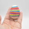 100% Wool Felt Easter Eggs -  4 Count - Stripes - 4.5cm x 4cm