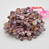 High Quality Grade A Natural Multi-colour Spinel Semi-precious Gemstone FACETED Teardrop Pendant Beads - 10mm x 8mm - 15" strand