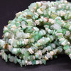 Natural Chrysoprase Beads Chips - 32" Strand