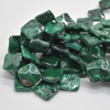 High Quality Grade A Natural Malachite Semi-precious Gemstone Diamond / Rhombus Beads - 20mm - 15" strand
