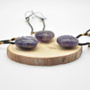 Natural Amethyst Heart Semi-precious Gemstone Pendant - 3cm