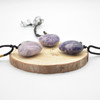 Natural Phosphosiderite Heart Semi-precious Gemstone Pendant - 3cm