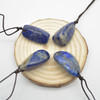Natural Lapis Lazuli Pebble Semi-precious Gemstone Pendant - 3cm - 4cm