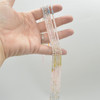 Mixed Gradient Shades Pale Morganite Semi-Precious Gemstone FACETED Rondelle Spacer Beads - 3.5mm x 2mm - 15" strand