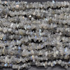 Natural Labradorite Beads Chips - 32" Strand