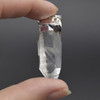 Natural Raw Brazil Lemurian Quartz Point Semi-precious Gemstone Pendant - 3.5cm - 4cm