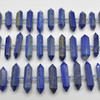 Lapis Lazuli Double Terminated Graduated Points Beads / Pendants - 15mm - 30mm x 7mm - 10mm - 15" strand