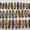 Tiger Eye Double Terminated Graduated Points Beads / Pendants - 15mm - 30mm x 7mm - 10mm - 15" strand