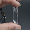 Natural Crystal Clear Quartz Semi-precious Gemstone Point Pendant - Length 4cm - 5cm - 1 Count