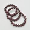 Natural Purple Rosewood Round Wood Beads Bracelet / Sample Strand - Mala Prayer Beads - 8mm, 10mm Sizes