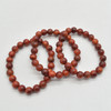 Natural Dragon Blood Round Wood Beads Bracelet / Sample Strand - Mala Prayer Beads - 8mm, 10mm Sizes