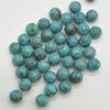 High Quality Grade A Natural Turquoise Semi-precious Gemstone Round Beads - approx 10mm - 6 Beads