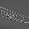 925 Sterling Silver Necklace Chain - 18 inch Cable Chain - 1.15mm - Made in Indonesia