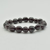 Natural Garnet Semi-precious Gemstone Pebble Nugget Beads Bracelet / Sample Strand - 8mm - 10mm, 7.5"