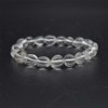 Natural Crystal Clear Quartz Semi-precious Gemstone Pebble Nugget Beads Bracelet / Sample Strand - 8mm - 10mm, 7.5"