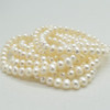 Natural Freshwater Potato Pearl Bead Sample strand / Bracelet - 6mm - 7mm, 7.5"