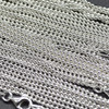 925 Sterling Silver Necklace Chain - 18 inch Beaded Chain - 1.5mm - Made in Italy