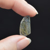 Natural Handmade Labradorite Semi-precious Faceted Gemstone Irregular Shaped Earrings Beads - 2.5cm x 1cm - 1 Pair