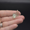 Natural Handmade Green Fluorite Semi-precious Faceted Gemstone Teardrop Shaped Earrings Beads - 1.7cm x 1cm - 1 Pair