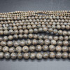 High Quality Grade A Natural Chocolate Brown Labradorite Semi-precious Gemstone Round Beads - 4mm, 6mm, 8mm, 10mm sizes - 15'' strand