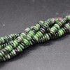 High Quality Grade A Natural Ruby Zoisite Semi-precious Gemstone Rondelle / Spacer Beads - 6mm x 2mm - 15'' Strand