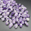 Raw Natural Lavender Amethyst Semi-precious Gemstone Chunky Nugget Beads - 10mm - 15mm x 8mm - 12mm - 15'' Strand