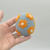 100% Wool Felt Easter Eggs -  4 or 8 Count - Mixed Patterns - 6cm - 6.5cm x 5cm  - 5.5cm - Various Options