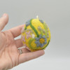 100% Wool Felt Easter Eggs -  4 or 8 Count - Mixed Patterns - 6cm - 6.5cm x 5cm  - 5.5cm - Various Options