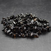 Black Agate Semi-precious Gemstone Chip , Nugget Beads Sample strand, Bracelet - 5mm - 8mm, 7.5''