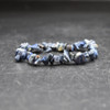 Natural Dumortierite Semi-precious Gemstone Chip , Nugget Beads Sample strand, Bracelet - 5mm - 8mm, 7.5''