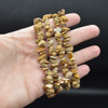 Natural Picture Jasper Semi-precious Gemstone Chip , Nugget Beads Sample strand, Bracelet - 5mm - 8mm, 7.5''