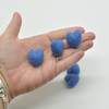 100% Wool Felt Hearts - 2cm - 10 Count - Porcelain Blue