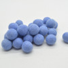 100% Wool Felt Balls - 100 Count - 2.5cm - Limited Colour - Ruddy Blue