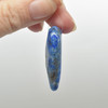 Natural Lapis Lazuli Semi-precious Faceted Heart Gemstone Pendant - 3.5cm