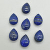 Natural Lapis Lazuli Semi-precious Puffy Teardrop Gemstone Pendant - 3.2cm