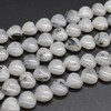 Natural Labradorite Semi-precious Gemstone Heart Beads - 12mm - 15'' Strand