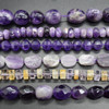 Natural Amethyst Semi-precious Gemstone Beads - Various Shapes - 15''Strand