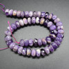 Natural Amethyst Semi-precious Gemstone Beads - Various Shapes - 15''Strand