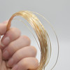 14K Gold Filled Findings - Gold Filled Coil Wire 2# Hard Wire - 0.41mm - 50cm or 100cm lengths - Made in USA