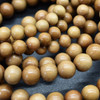 India MySore Sandalwood Round Wood Beads Bracelet / Sample Strand - Mala Prayer Beads - 4mm, 6mm, 8mm Sizes