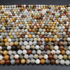 High Quality Grade A Natural Multi Colour Eagle Eye Semi-Precious Gemstone Round Beads - 6mm, 8mm, 10mm sizes - 14" strand