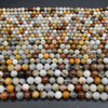 High Quality Grade A Natural Multi Colour Eagle Eye Semi-Precious Gemstone Round Beads - 6mm, 8mm, 10mm sizes - 15'' Strand