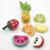 7 Felt Fruits - Strawberry, Pineapple, Watermelon Slice, Lemon Slice, Lime Slice, Orange Segment and Apple Slice