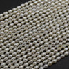 Natural Freshwater Rice Pearl Beads - White - 3mm - 4mm - 14.5'' Strand