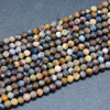 Pietersite Semi-Precious Gemstone FACETED Round Beads - 3mm - 15'' Strand