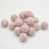 100% Wool Felt Balls - 2cm - Dusty Blush Pink - 20 Count / 100 Count